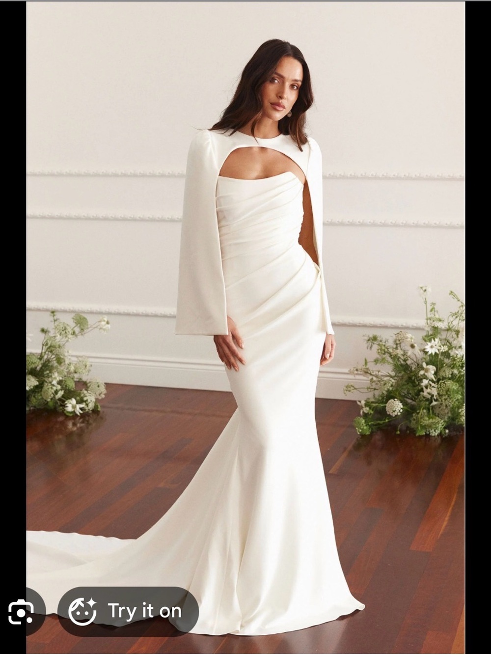 Bridal Jacket/Cape - Ivory